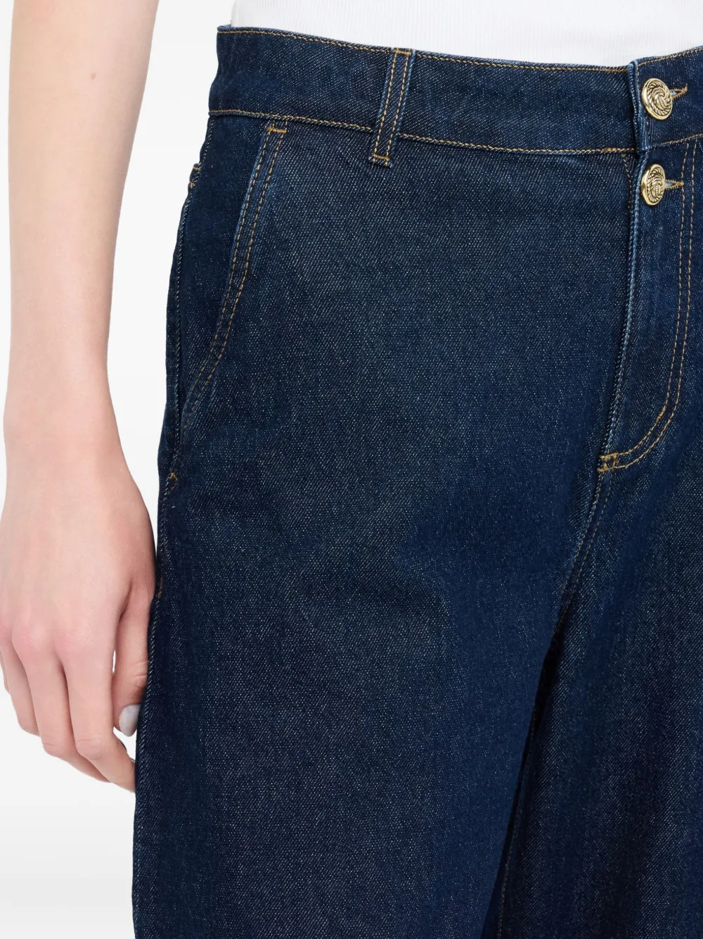 LIU JO Jeans met knoopsluiting Blauw
