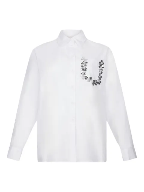 LIU JO gem-embellished pocket shirt