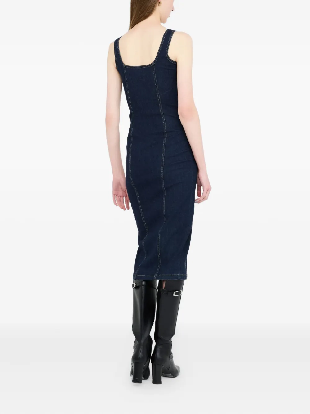 Liu •jo Denim Dress In Blue