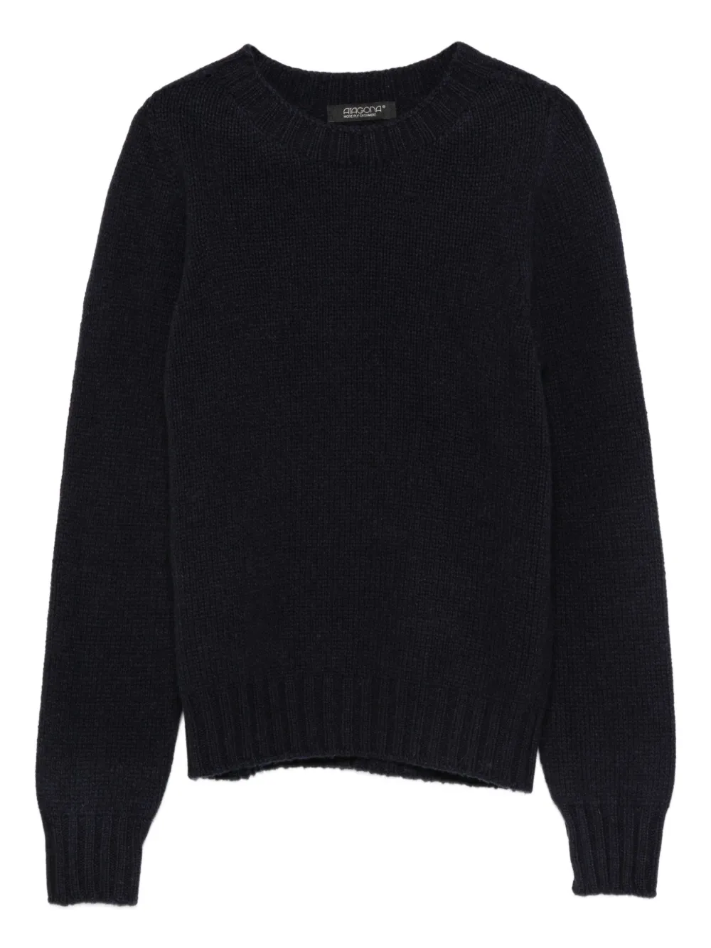 Aragona round-neck cashmere sweater | Blue | Image 1