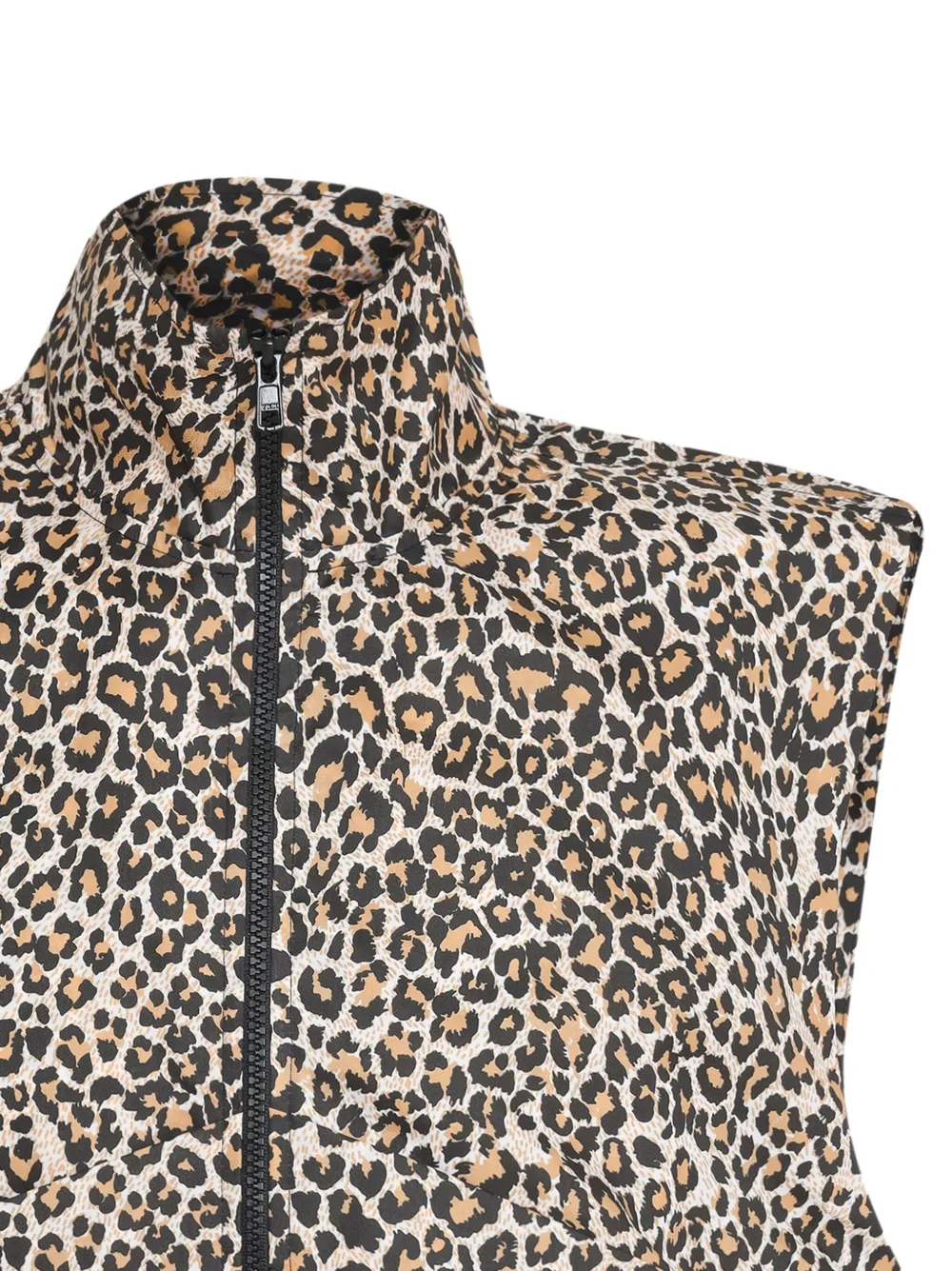 Àlg Colete com zíper e estampa de leopardo | Colete | Image 2