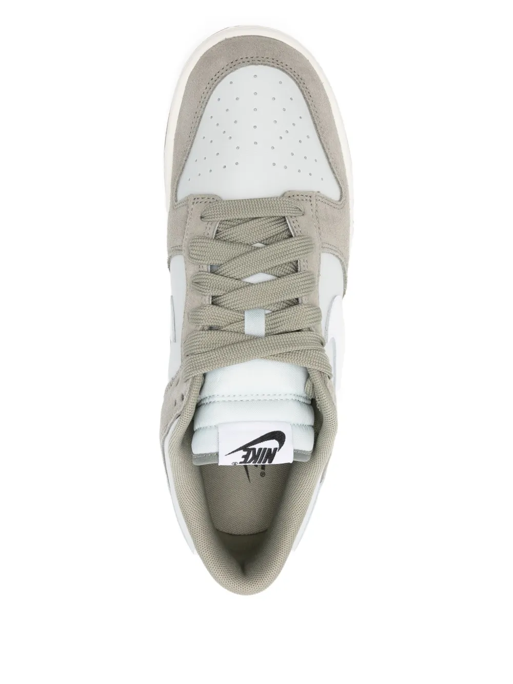 Nike suede panelled sneakers Green