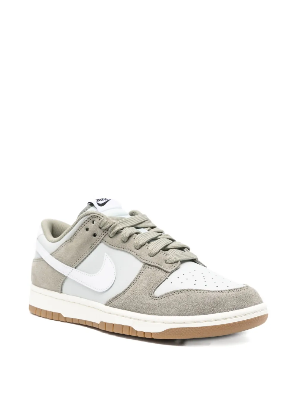 Nike suede panelled sneakers Green