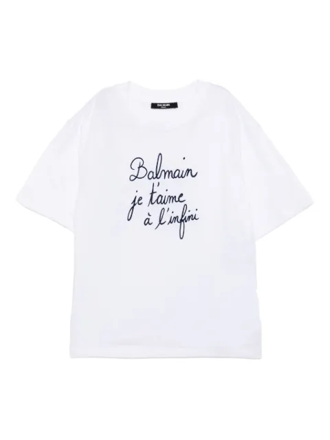 Balmain Kids cotton T-shirt