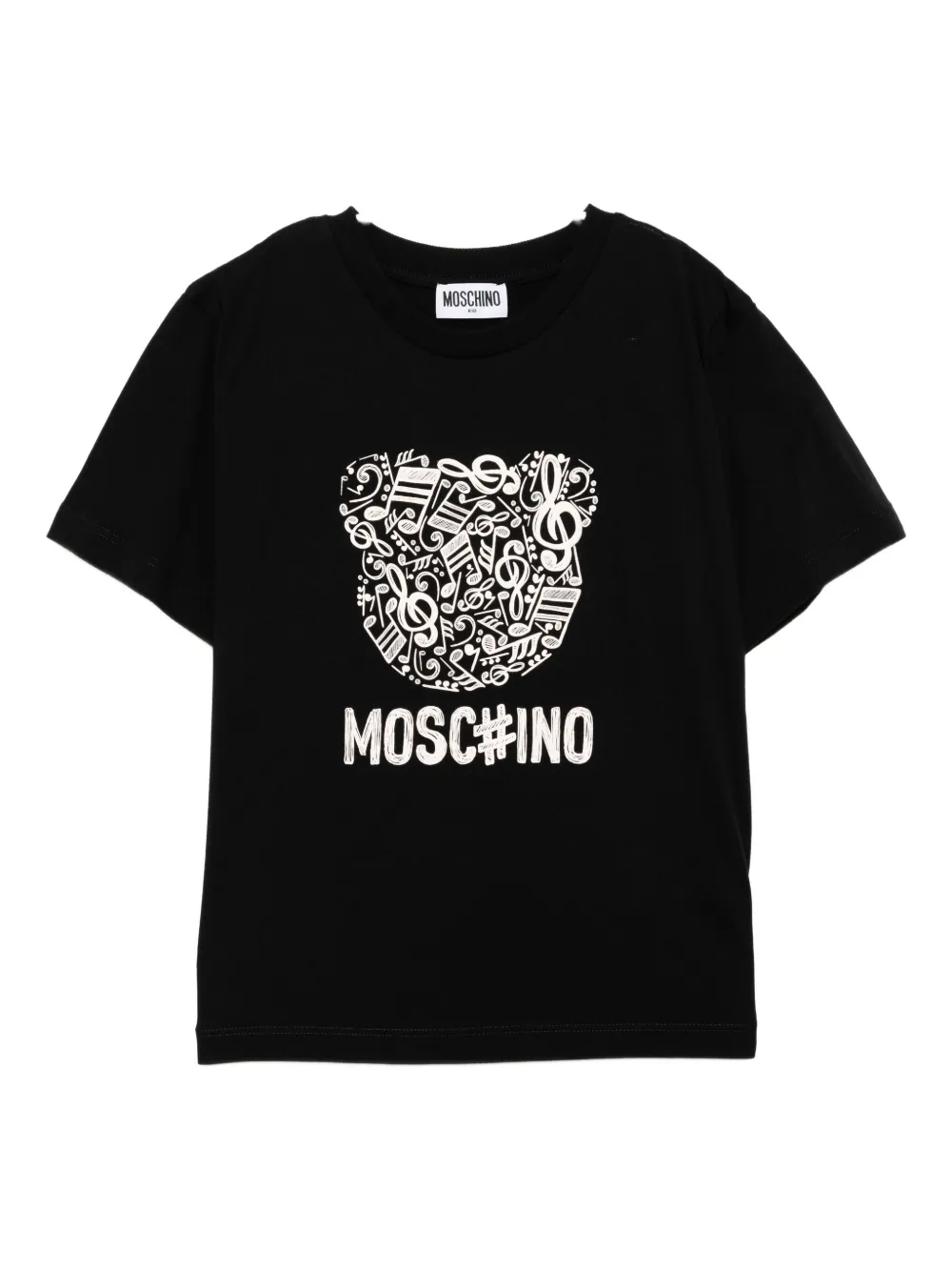 Moschino Kids graphic-print T-shirt - Nero