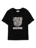 Moschino Kids graphic-print T-shirt - Black