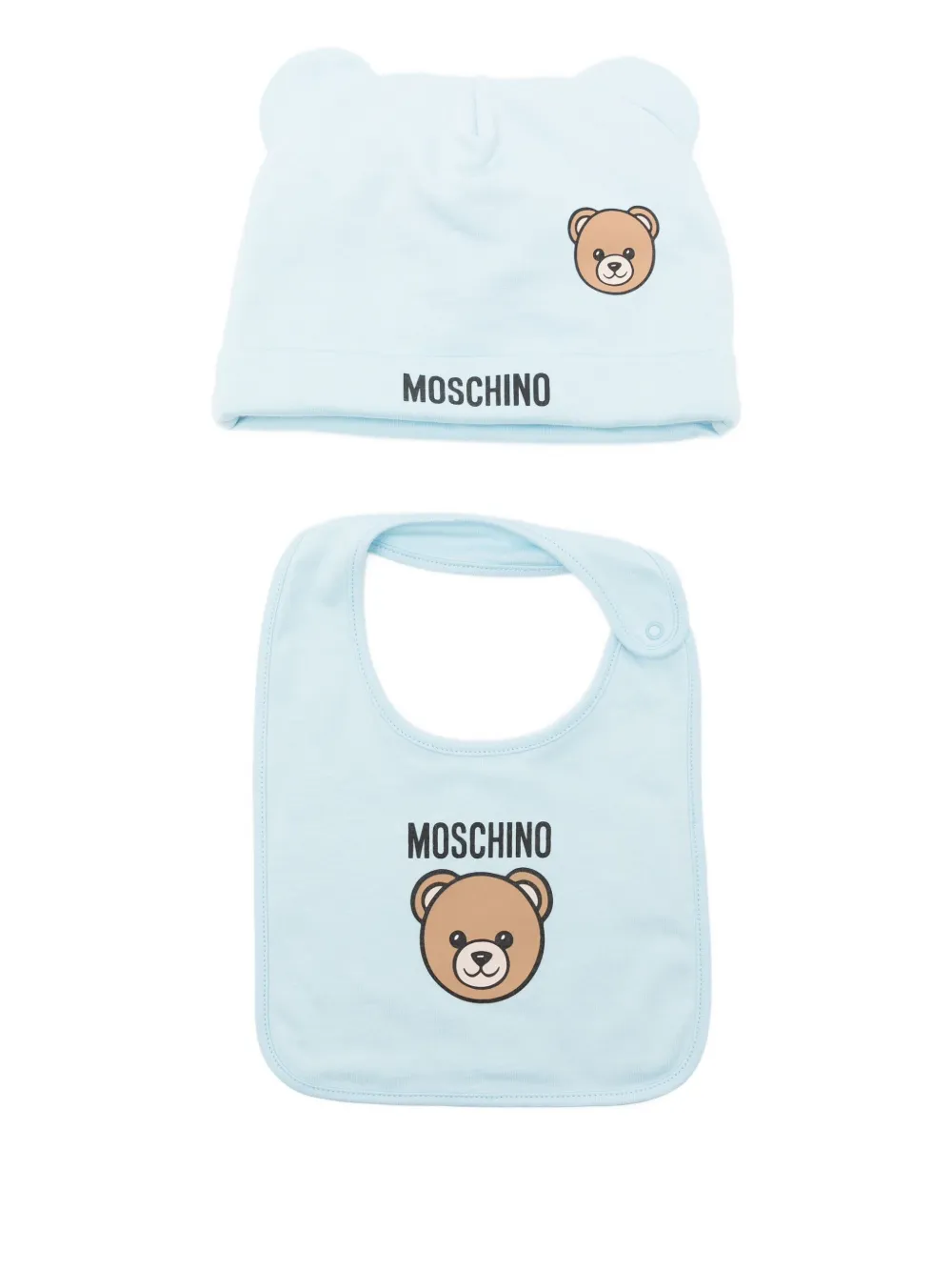 Moschino Kids Muts met Teddy Bear-print Blauw