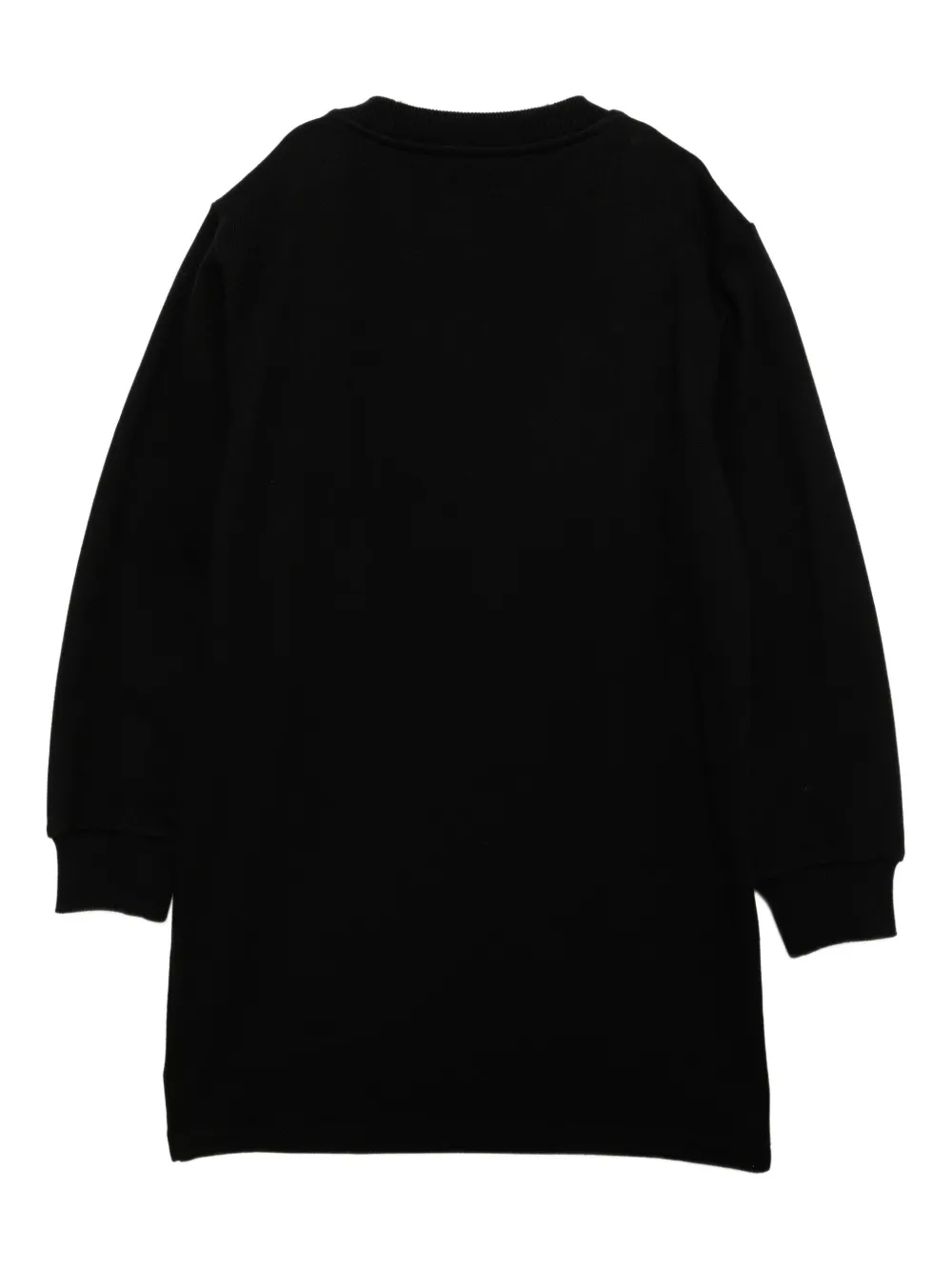 Balmain Kids Jurk met geborduurd logo Zwart