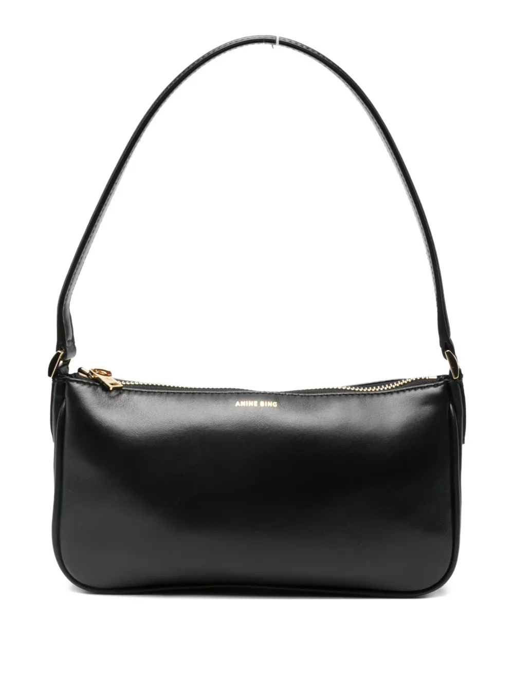 ANINE BING leather tote bag Zwart