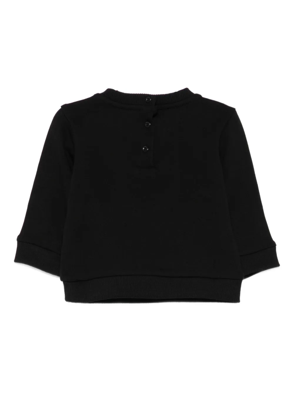 Balmain Kids lion-emblem sweatshirt Zwart