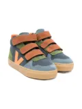 VEJA Kids touch-strap suede trainers - Blue