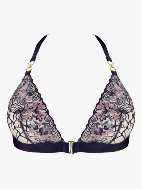 Bordelle Amela embroidered triangle bra