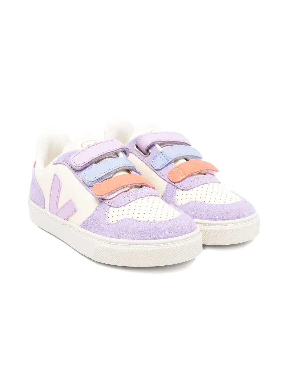 VEJA Kids multi-strap sneakers White