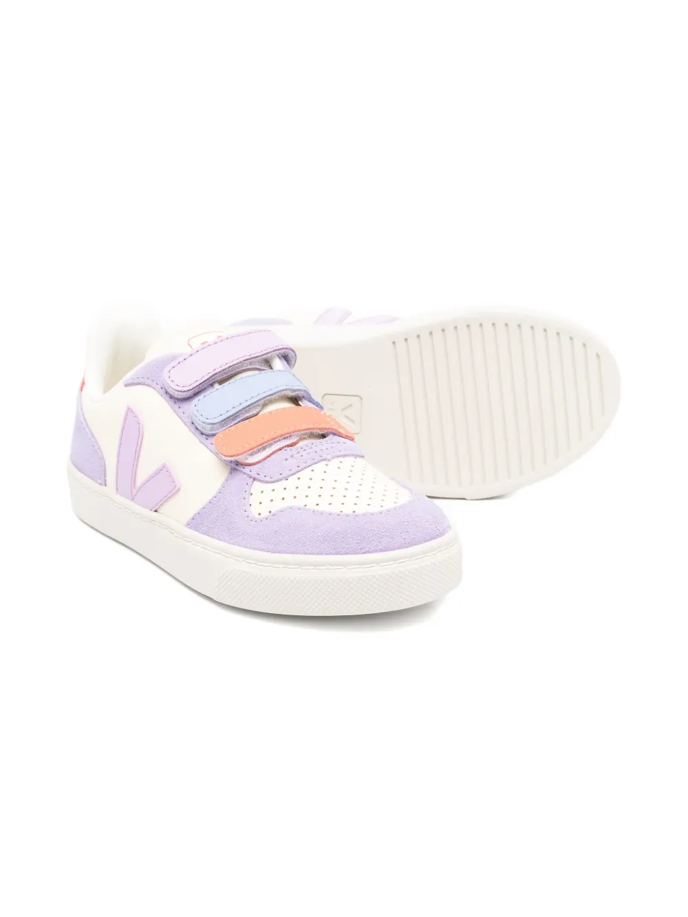 VEJA Kids multi-strap sneakers White