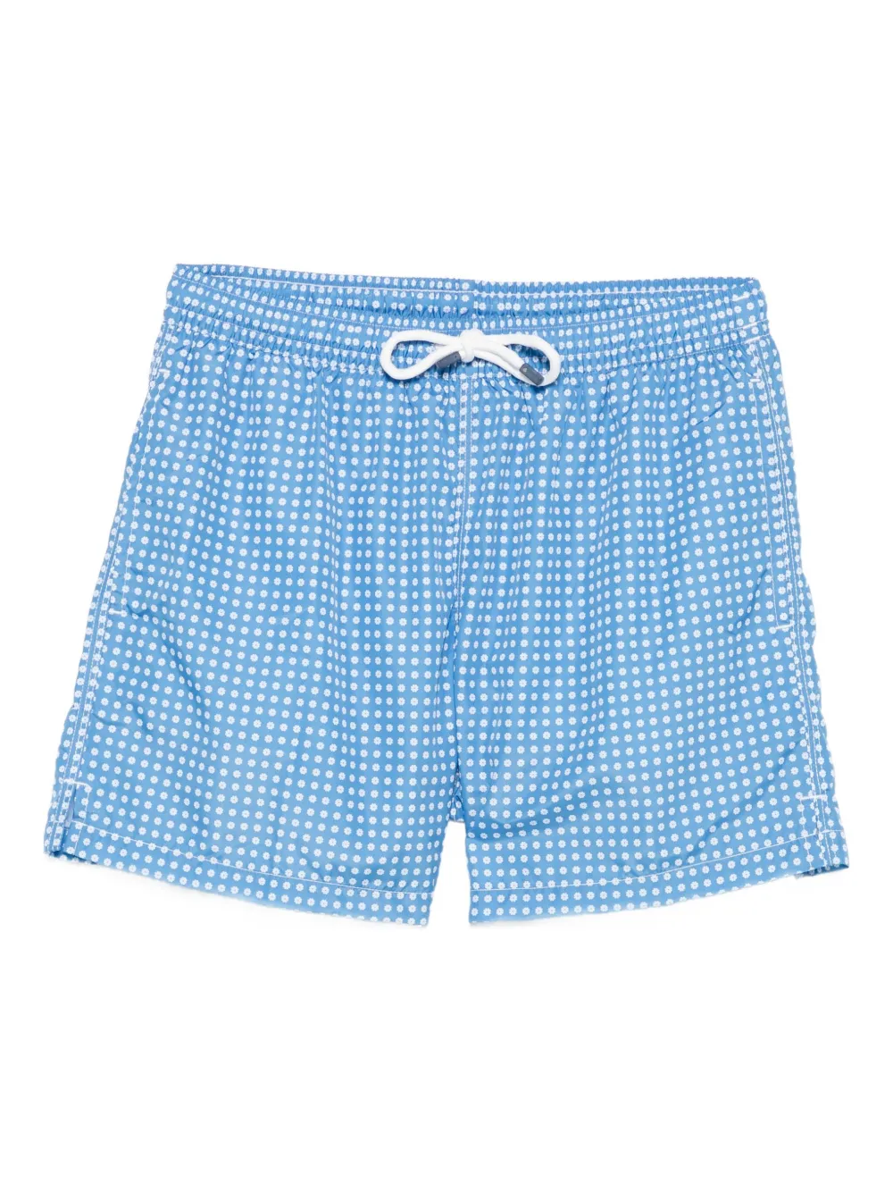 Fedeli Madeira zwembroek met geometrisch patroon Blauw