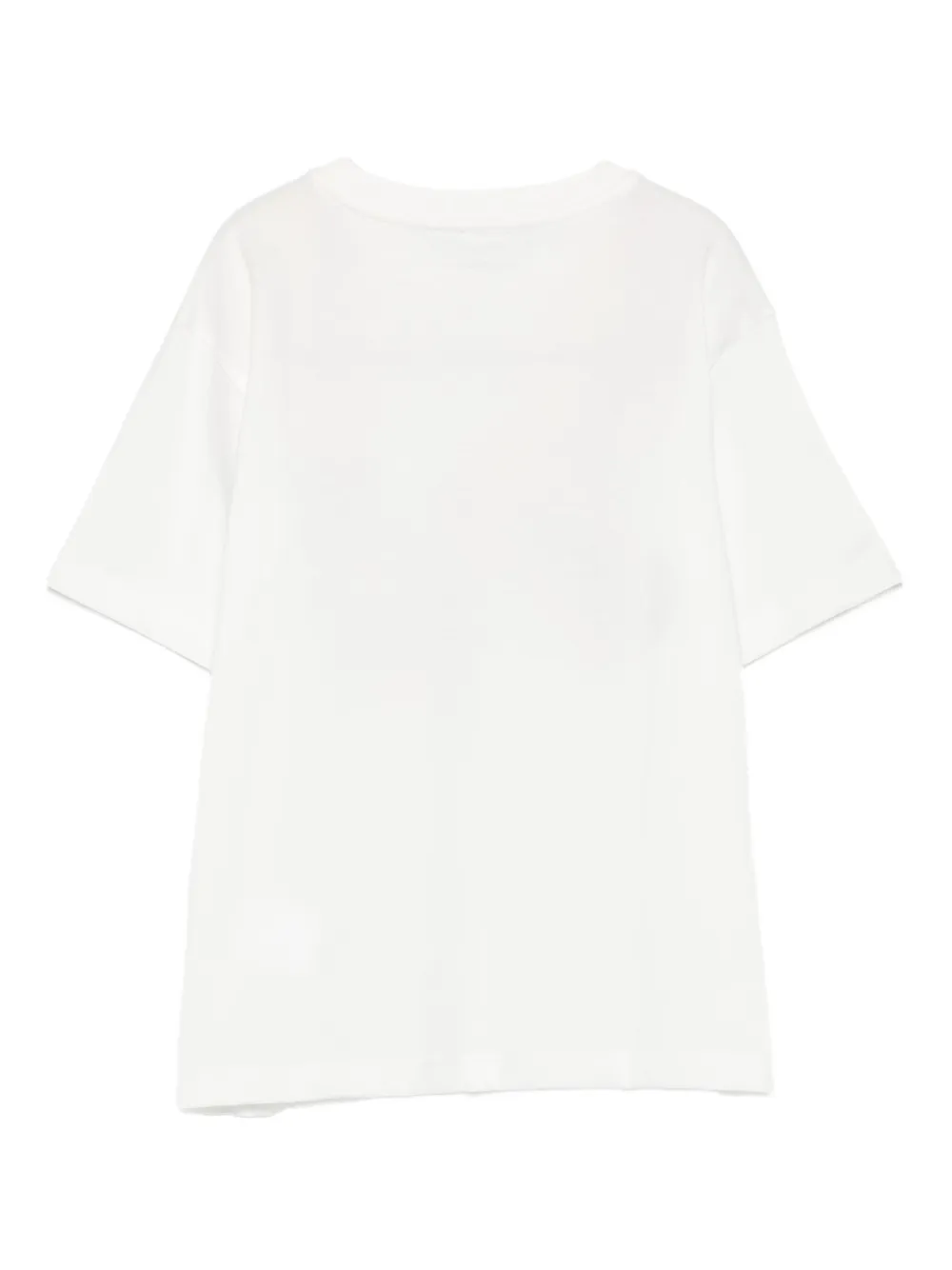 Stella McCartney Kids rainbow-print t-shirt Wit