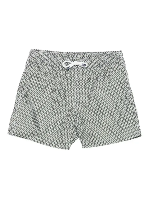 Fedeli Gemusterte Badeshorts mit Kordelzug