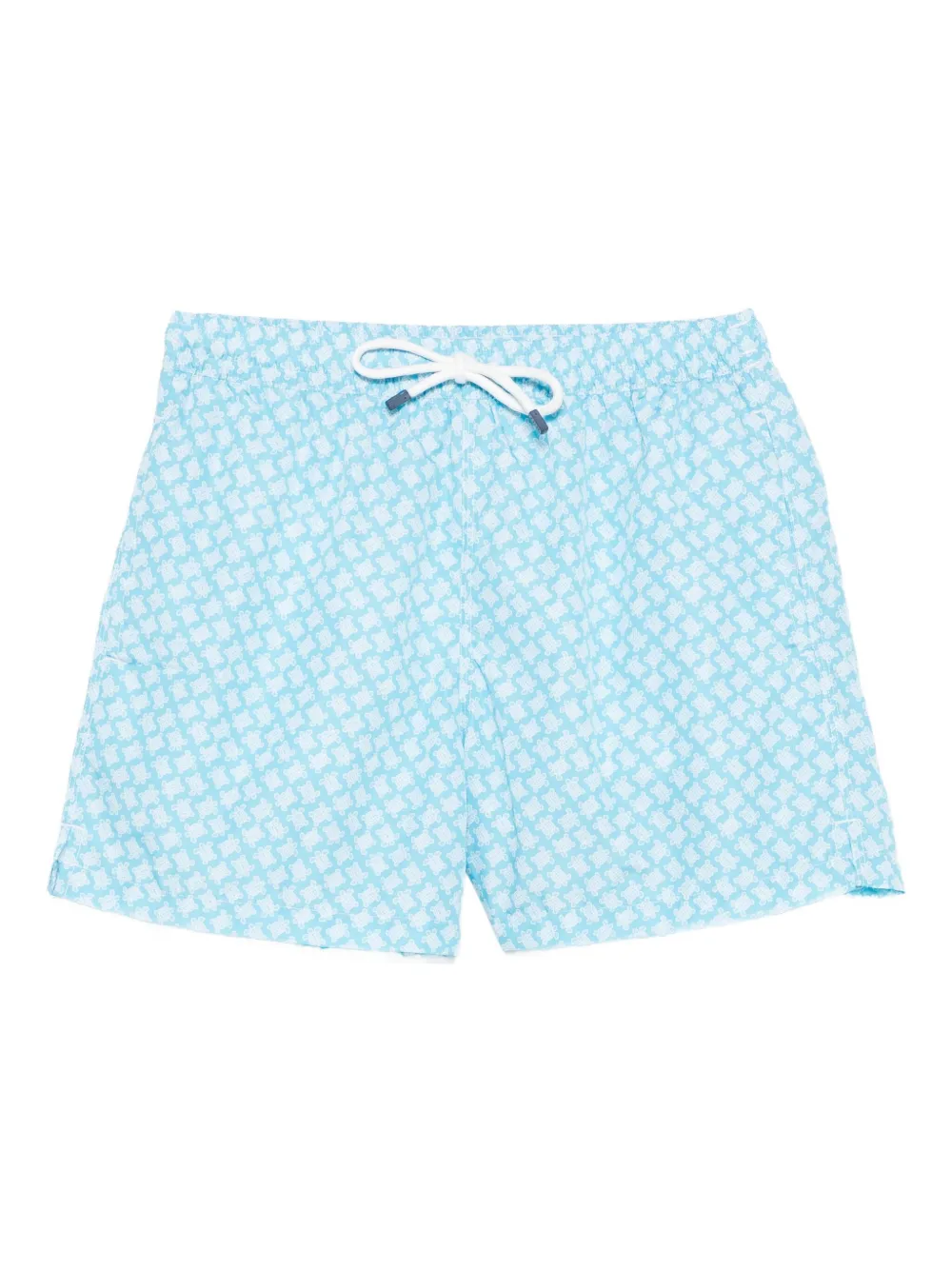 Fedeli Zwembroek met geometrische print Blauw