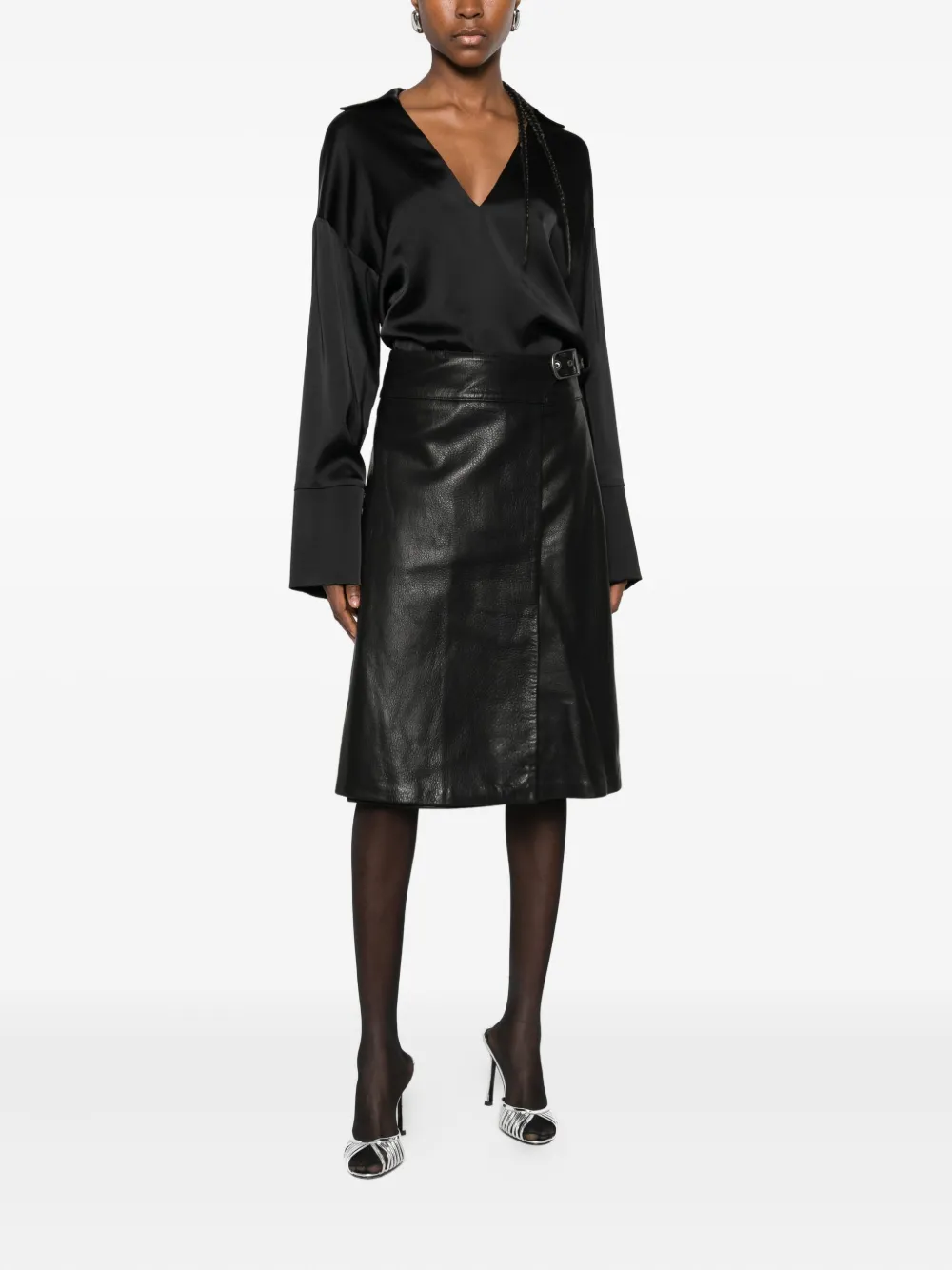 Simkhai wrap midi skirt | Asymmetric & Draped Skirts | Image 2
