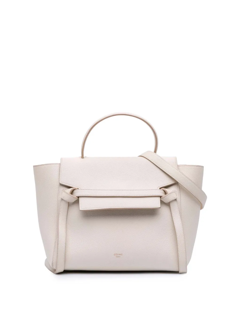 Céline Pre-Owned 2016 マイクロ グレインカーフ ベルトバッグ サッチェルバッグ - ブラウン Céline Pre-Owned 2016 マイクロ グレインカーフ ベルトバッグ サッチェルバッグ - ブラウン
