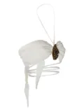 Hamoulet Salpha plissé halter-neck top - White