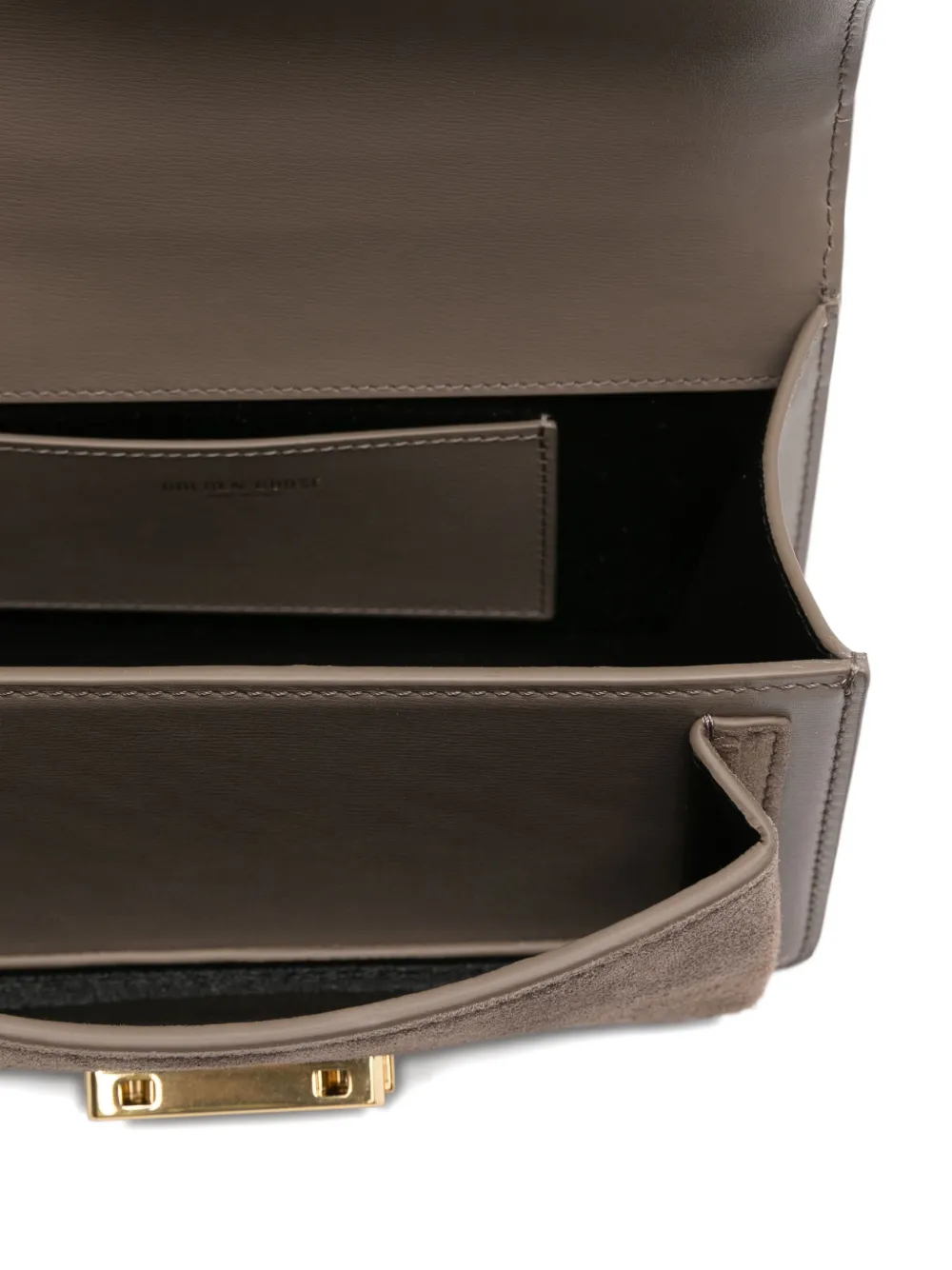Golden Goose Venezia kleine shopper met suède vlakken Beige