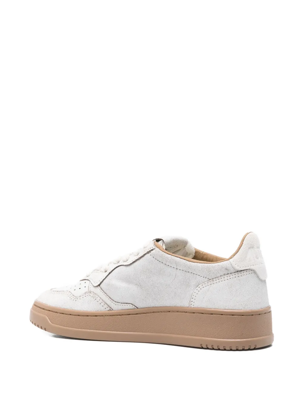 Autry perforated suede sneakers White