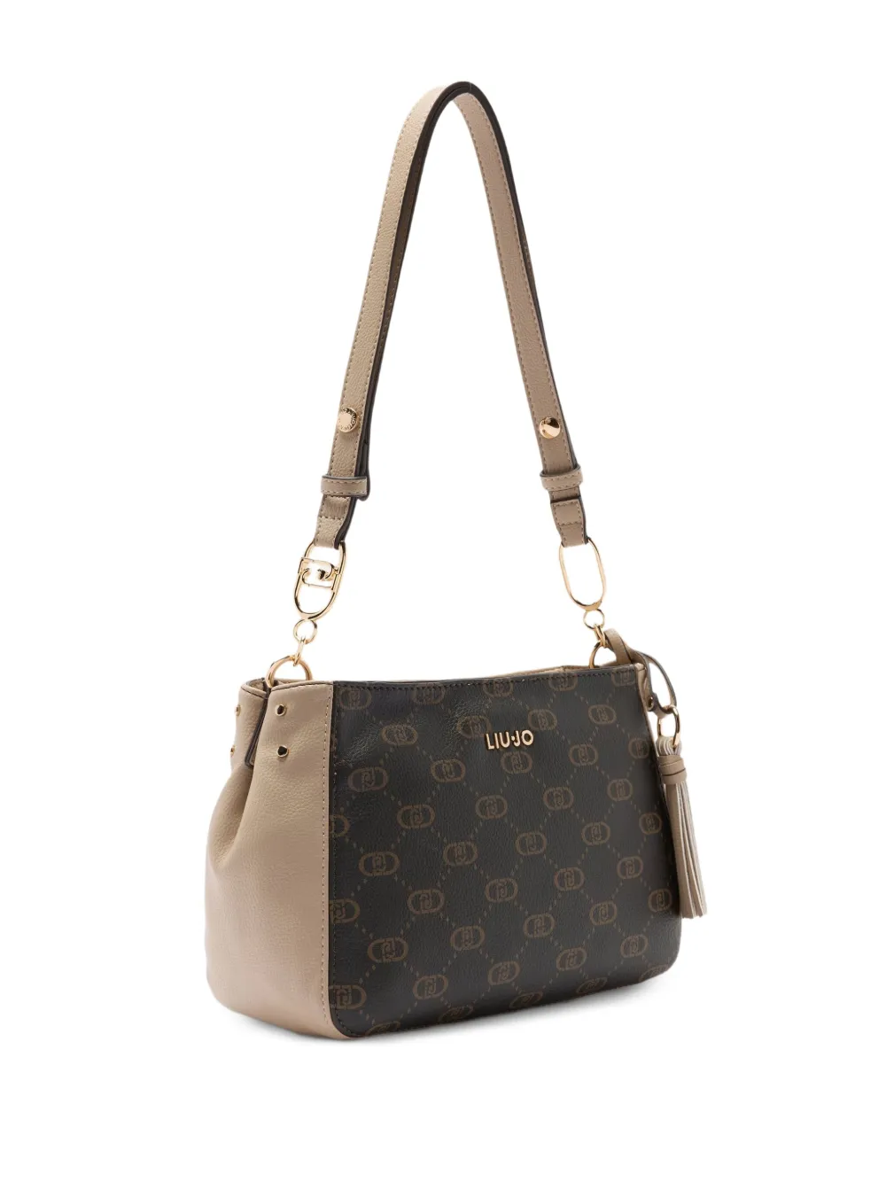 medium monogram tassel shoulder bag