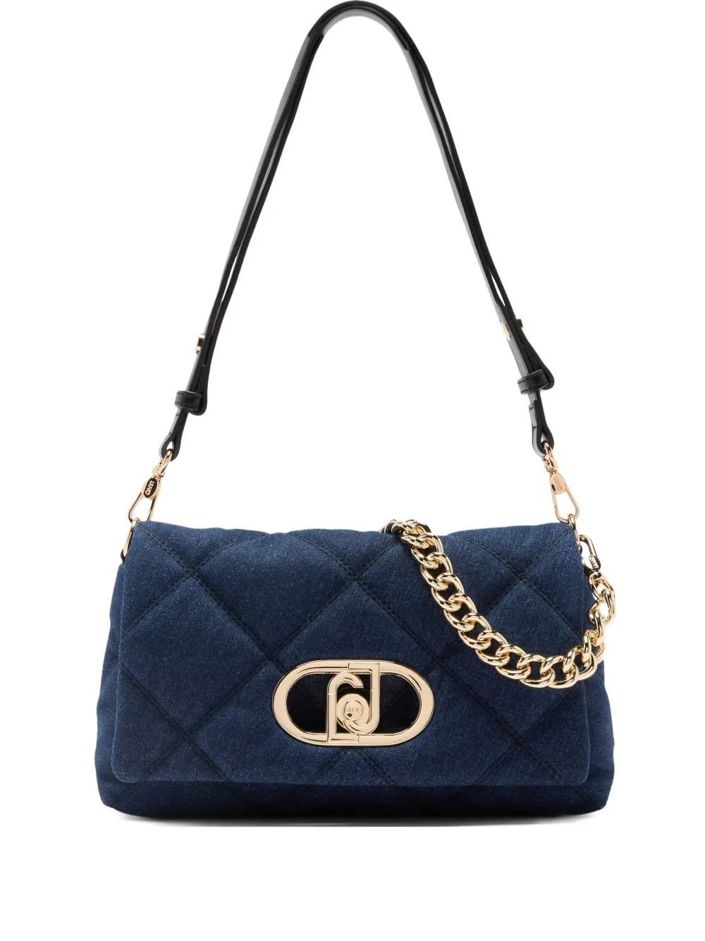 Liu •jo Medium Denim Lapuffy Bag In Blue