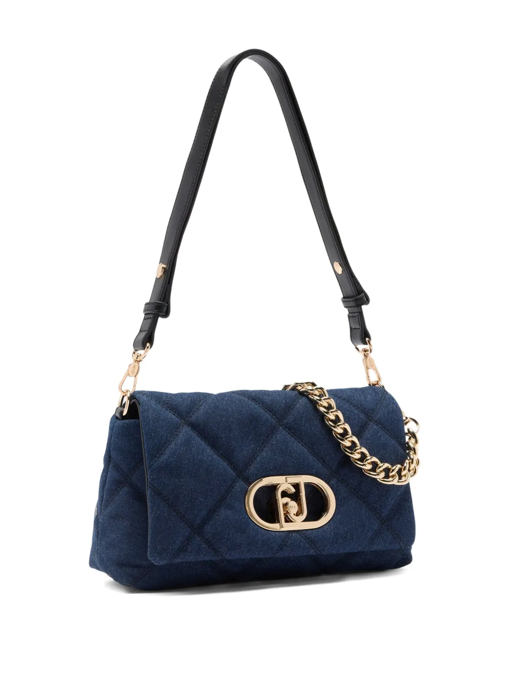 Liu •jo Medium Denim Lapuffy Bag In Blue