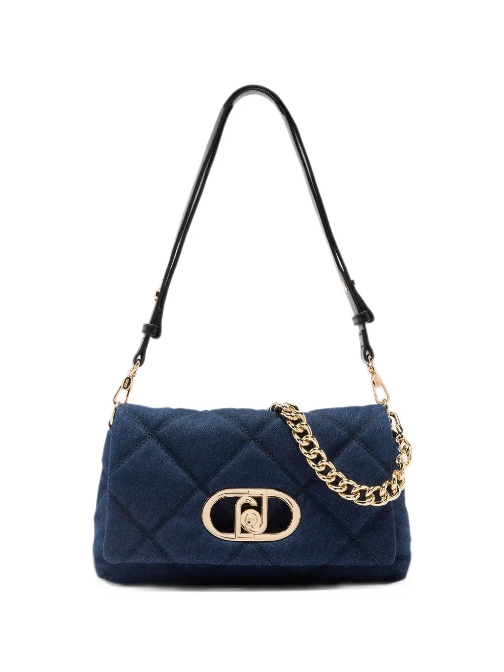 LIU JO Medium denim LaPuffy bag - Blu