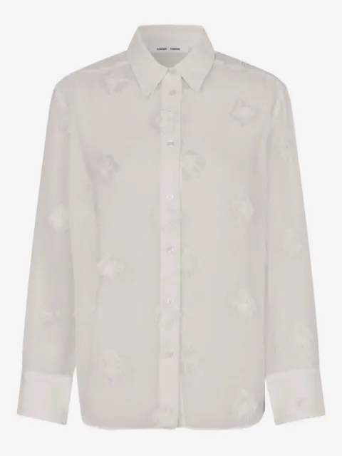 SAMSOE SAMSOE fringed-details shirt