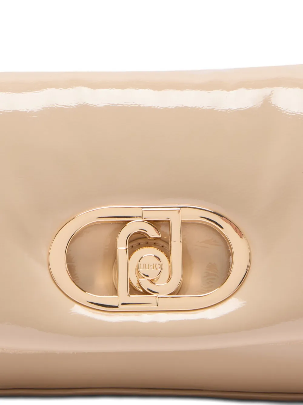 LIU JO medium LaPuffy chain-strap satchel bag Beige