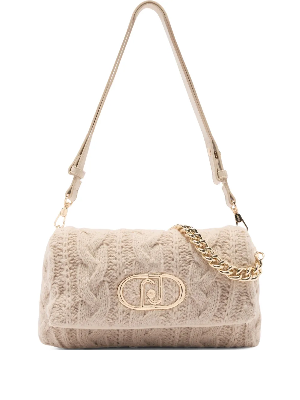 medium LaPuffy cable-knit cross body bag