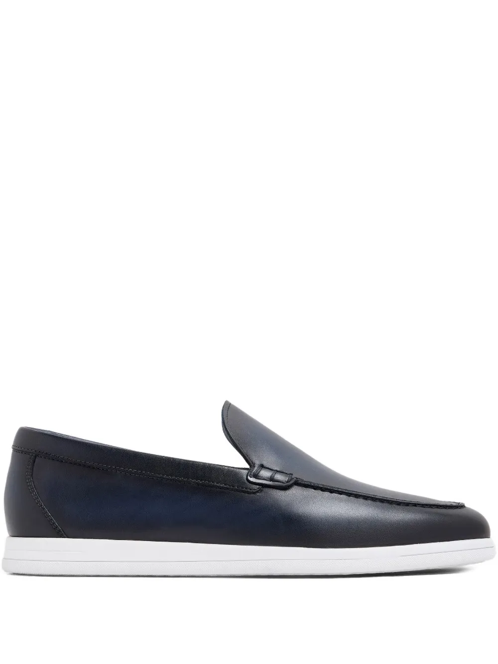 Magnanni leather slip-on loafers | Blue | Image 1