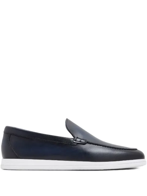 Magnanni leather slip-on loafers