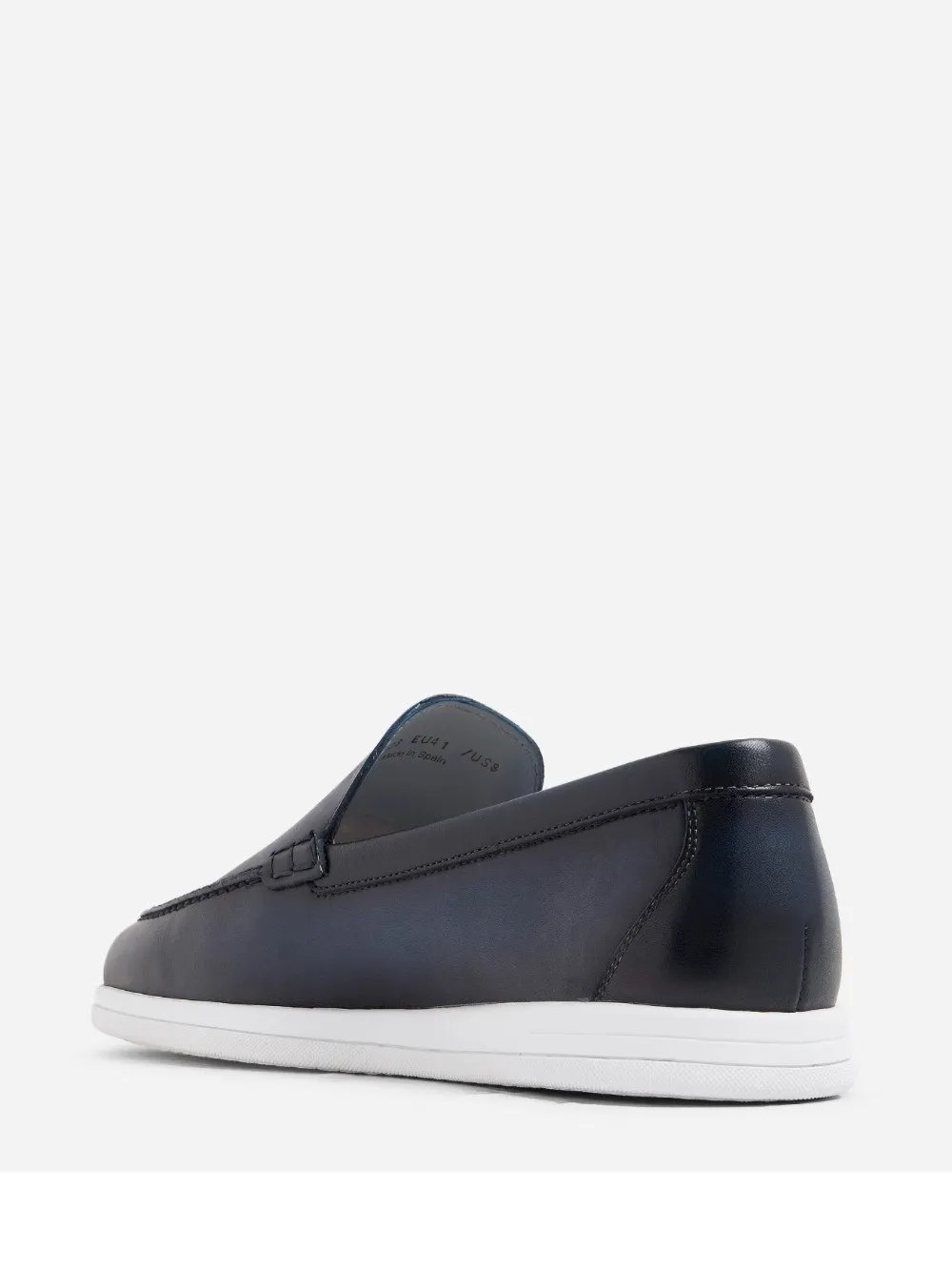 Magnanni leather slip-on loafers Blue