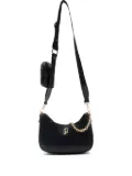 LIU JO small chain-detail crescent shoulder bag - Black