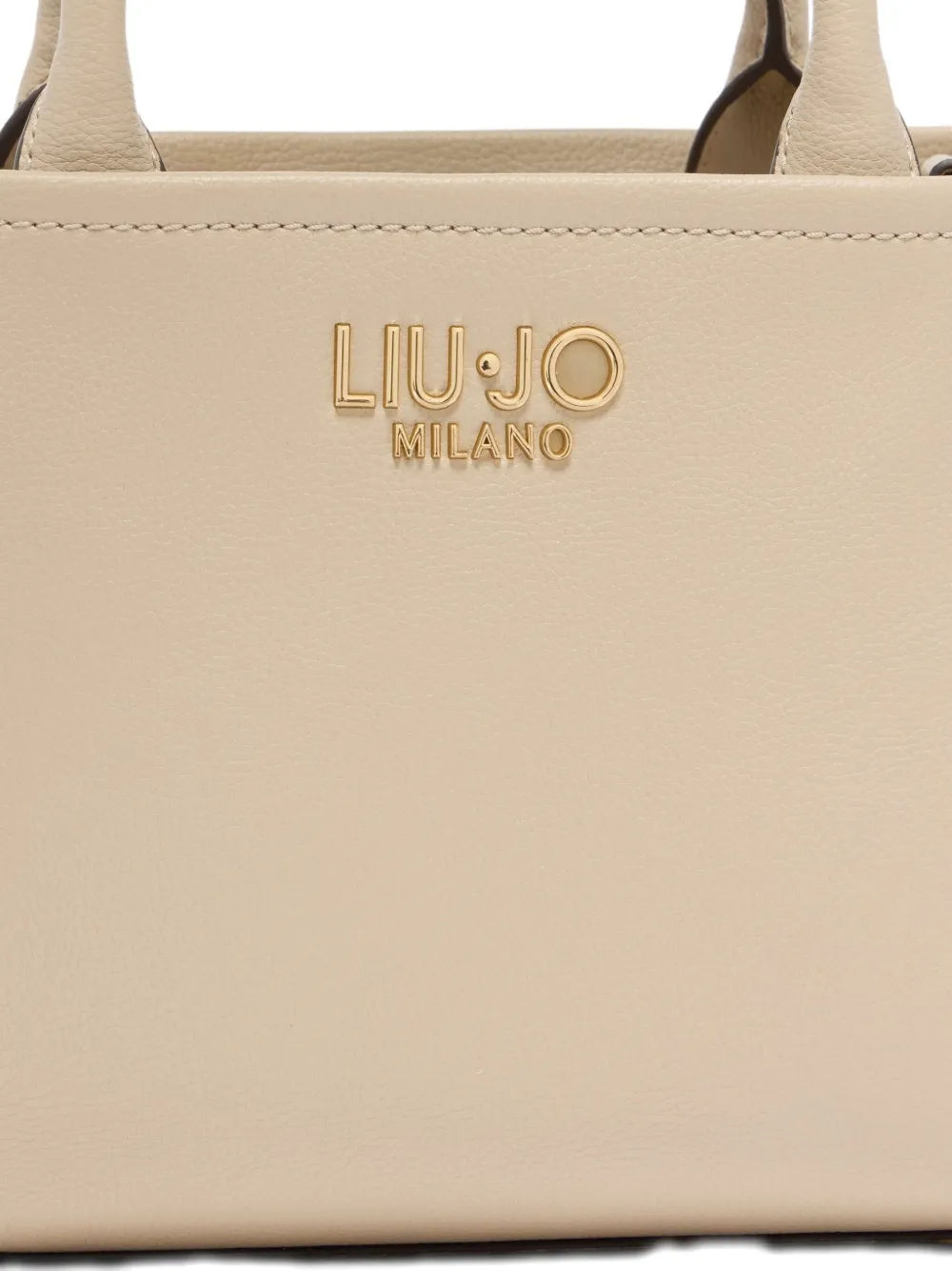 Liu •jo Small Bag With Charm In Neutral