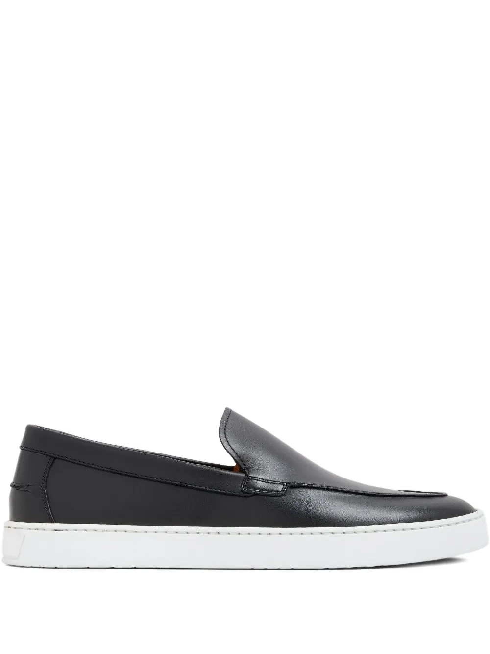 Magnanni leather slip-on  loafers | Black | Image 1