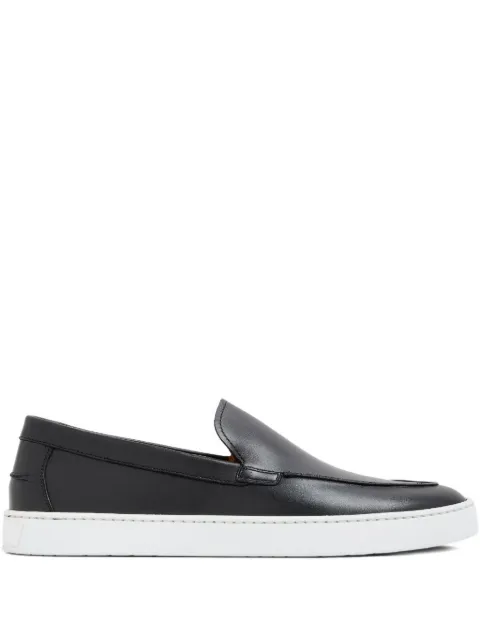 Magnanni leather slip-on  loafers