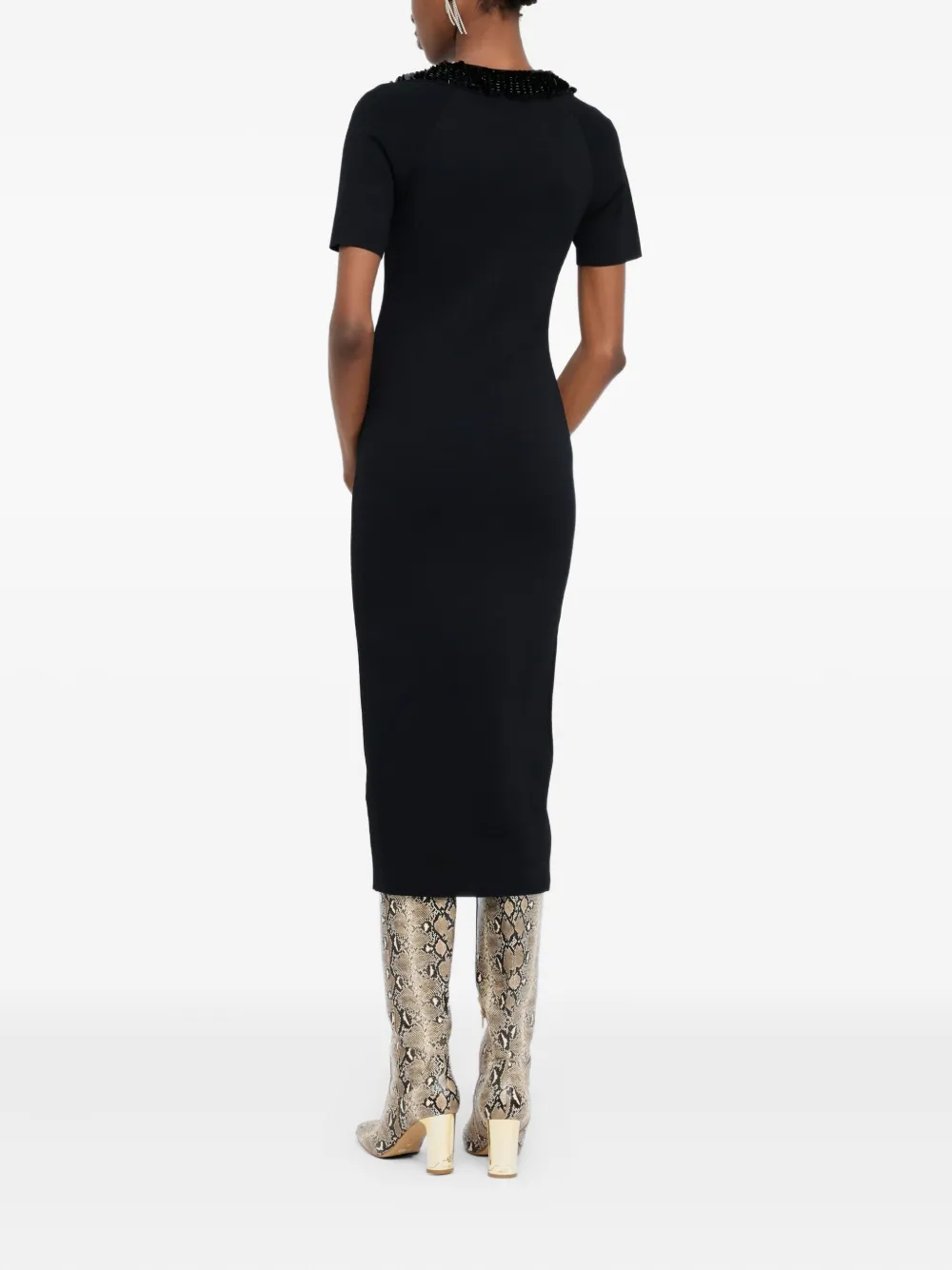LIU JO Dress with sequins Zwart