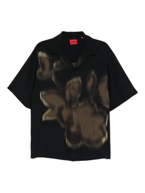 HUGO floral-printed shirt