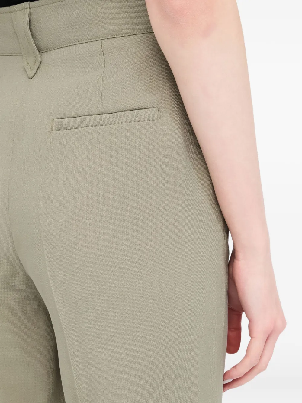 LIU JO pressed-crease trousers Beige