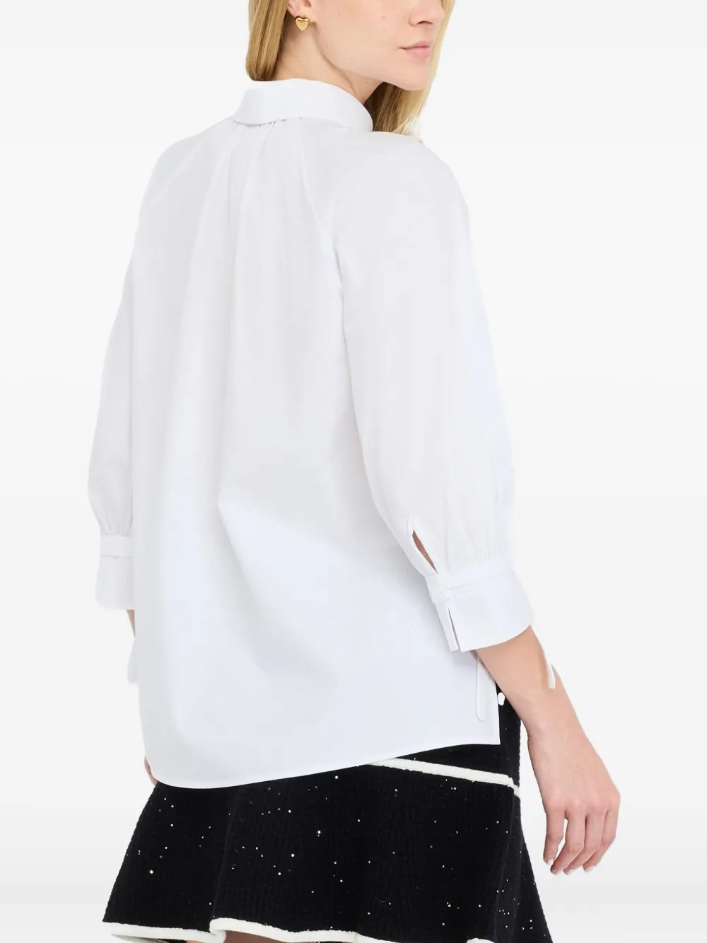 LIU JO rhinestone-embellished shirt Wit