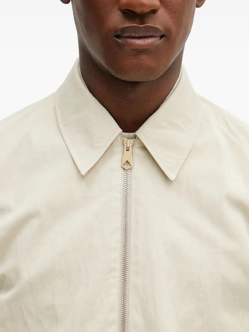 Paul Smith zip-front pocket jacket Beige