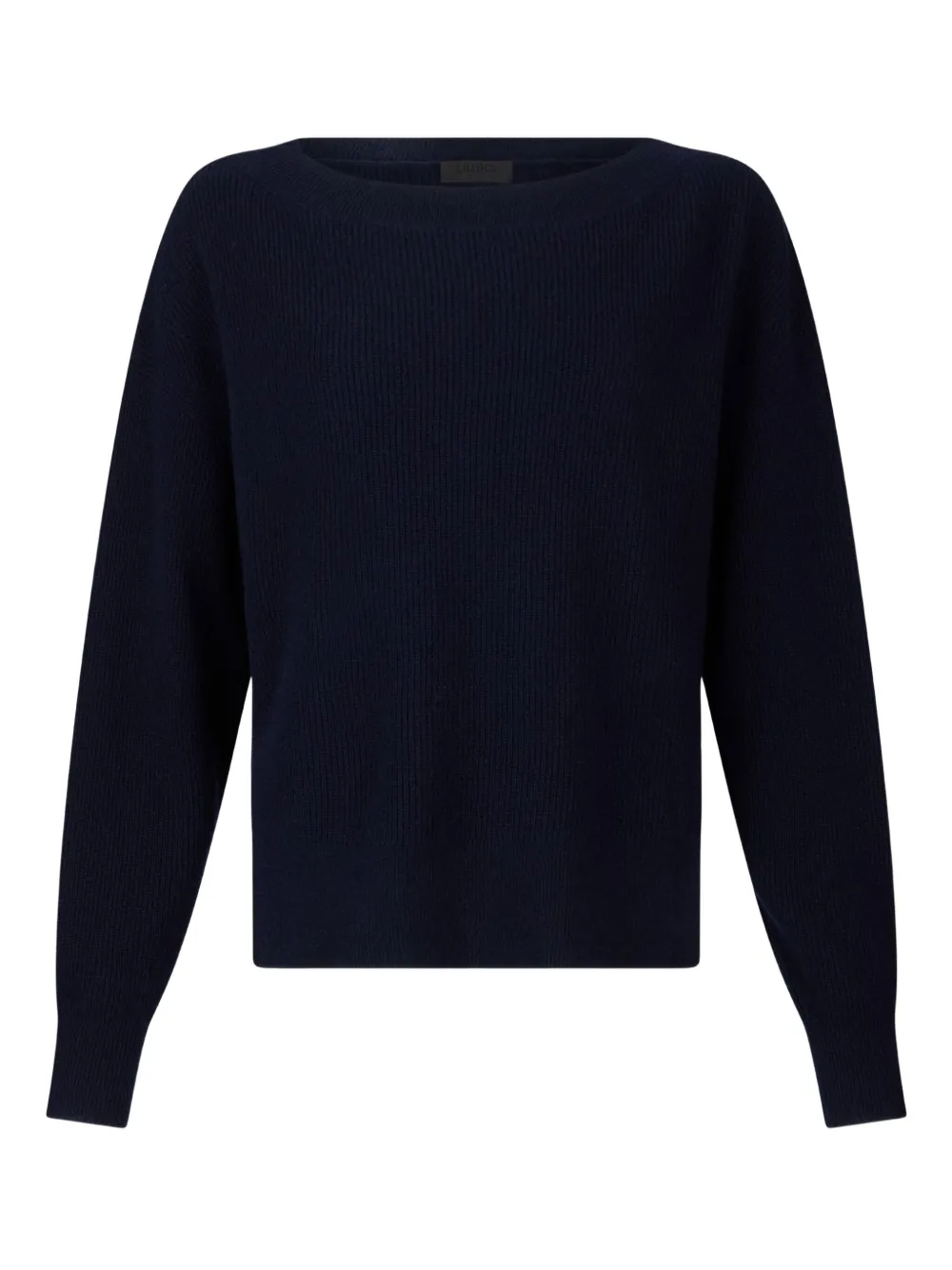 LIU JO boat-neck sweater Blauw