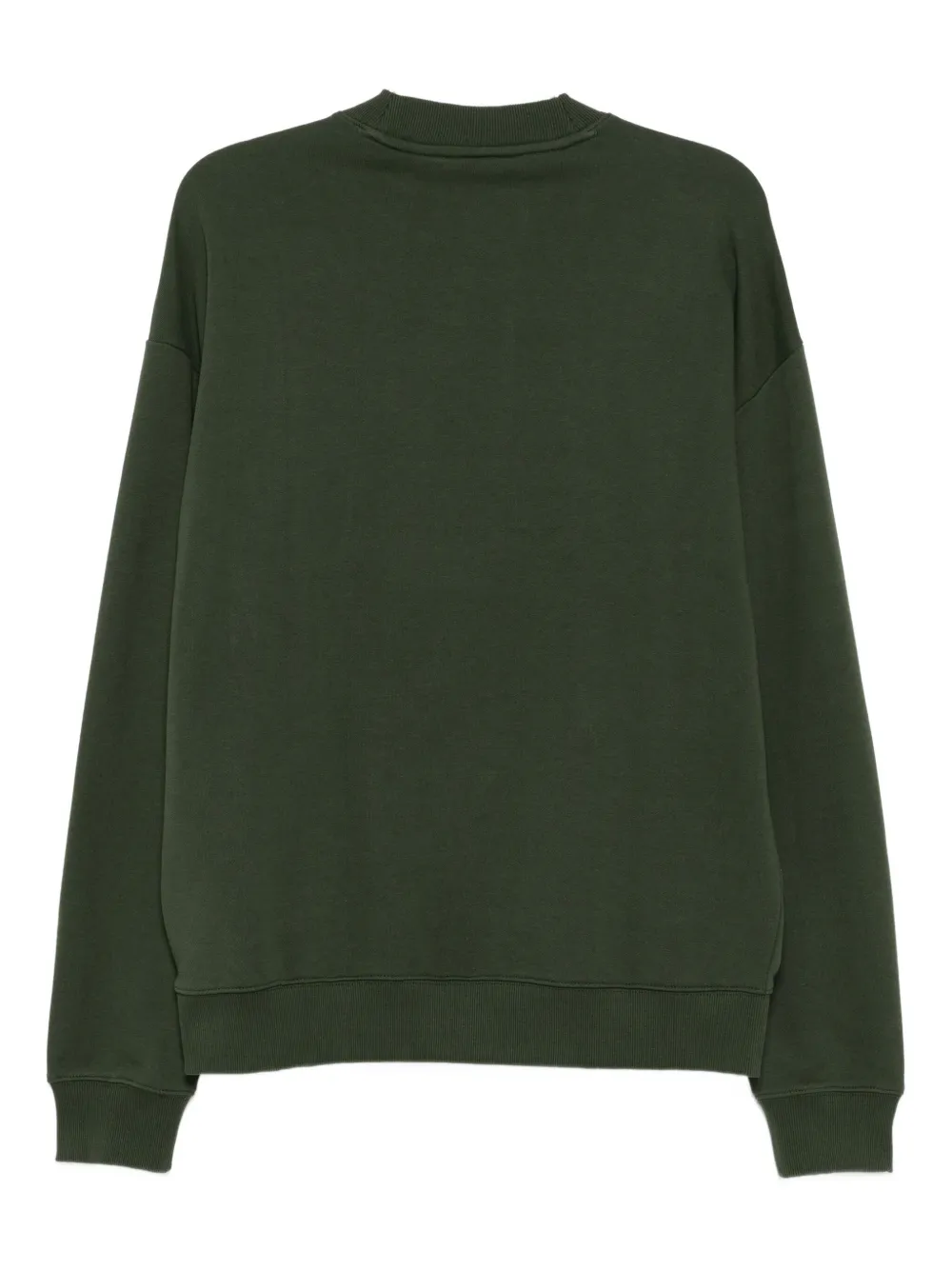Hugo Boss Long-sleeved Sweatshirt In Green