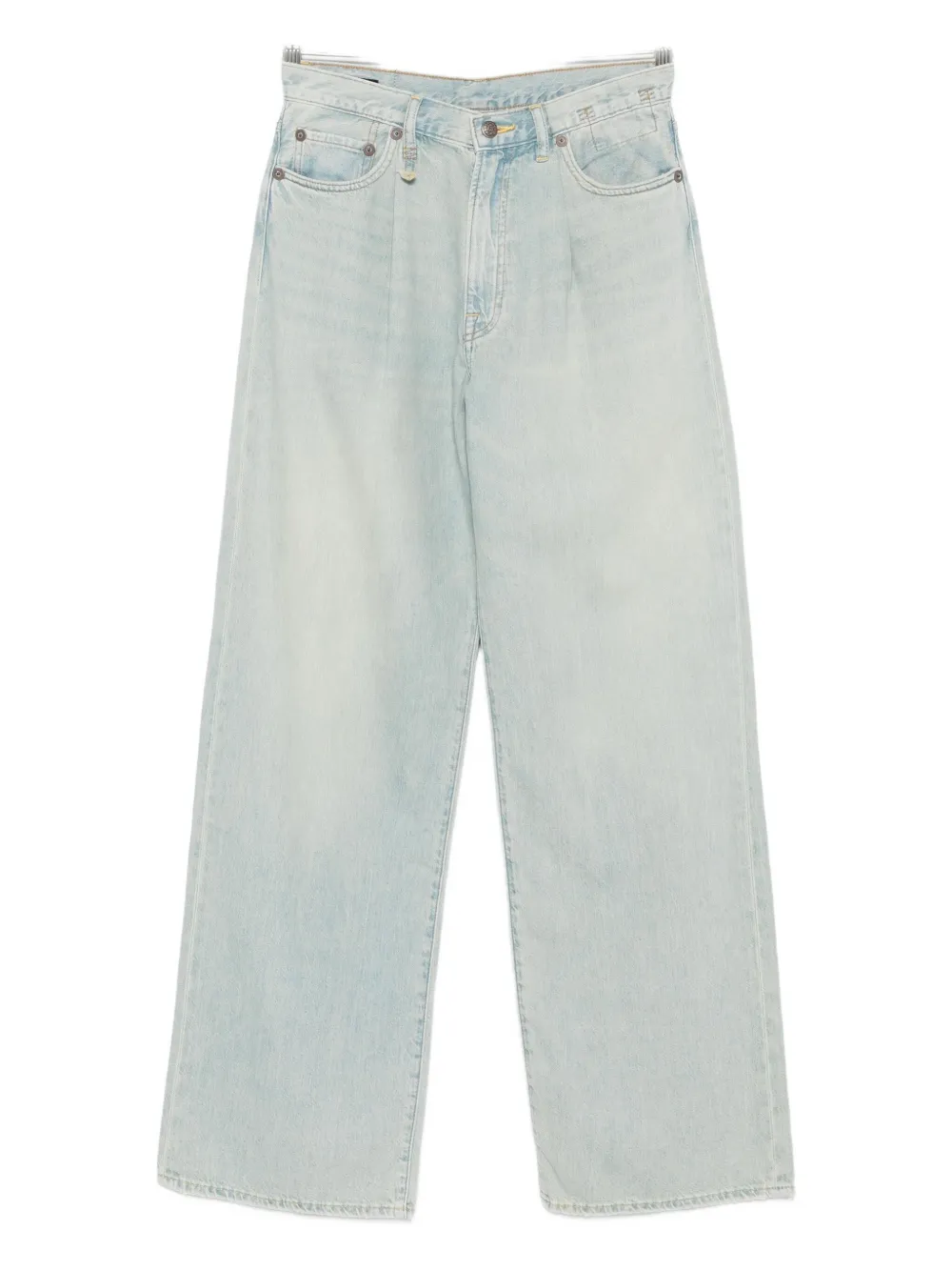 R13 Damon pleated jeans Blauw