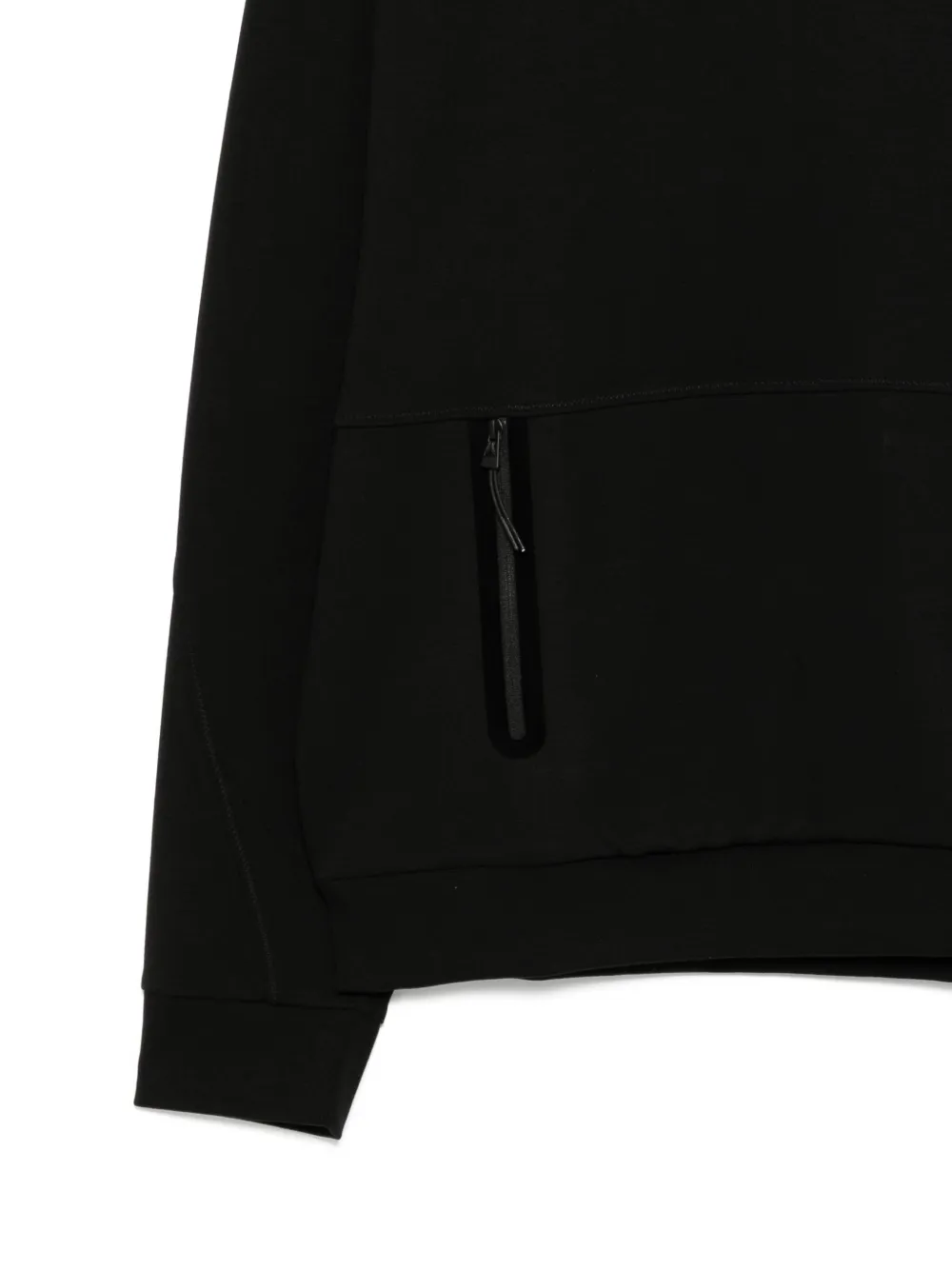 Hugo Boss Long-sleeved Sweatshirt In Black